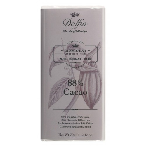 Тёмный шоколад 88%, 70 гр. Dolfin